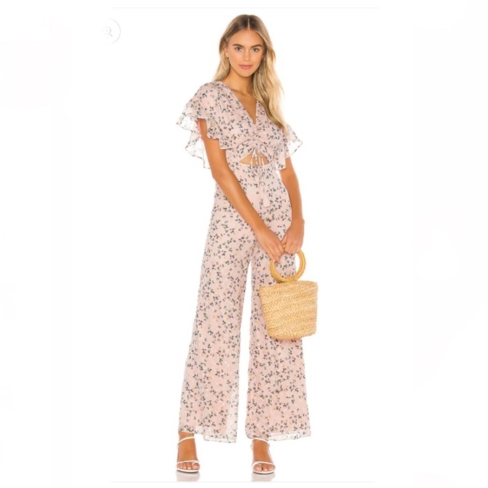 NWT Revolve TULAROSA Floral Darla Jumpsuit in Pink